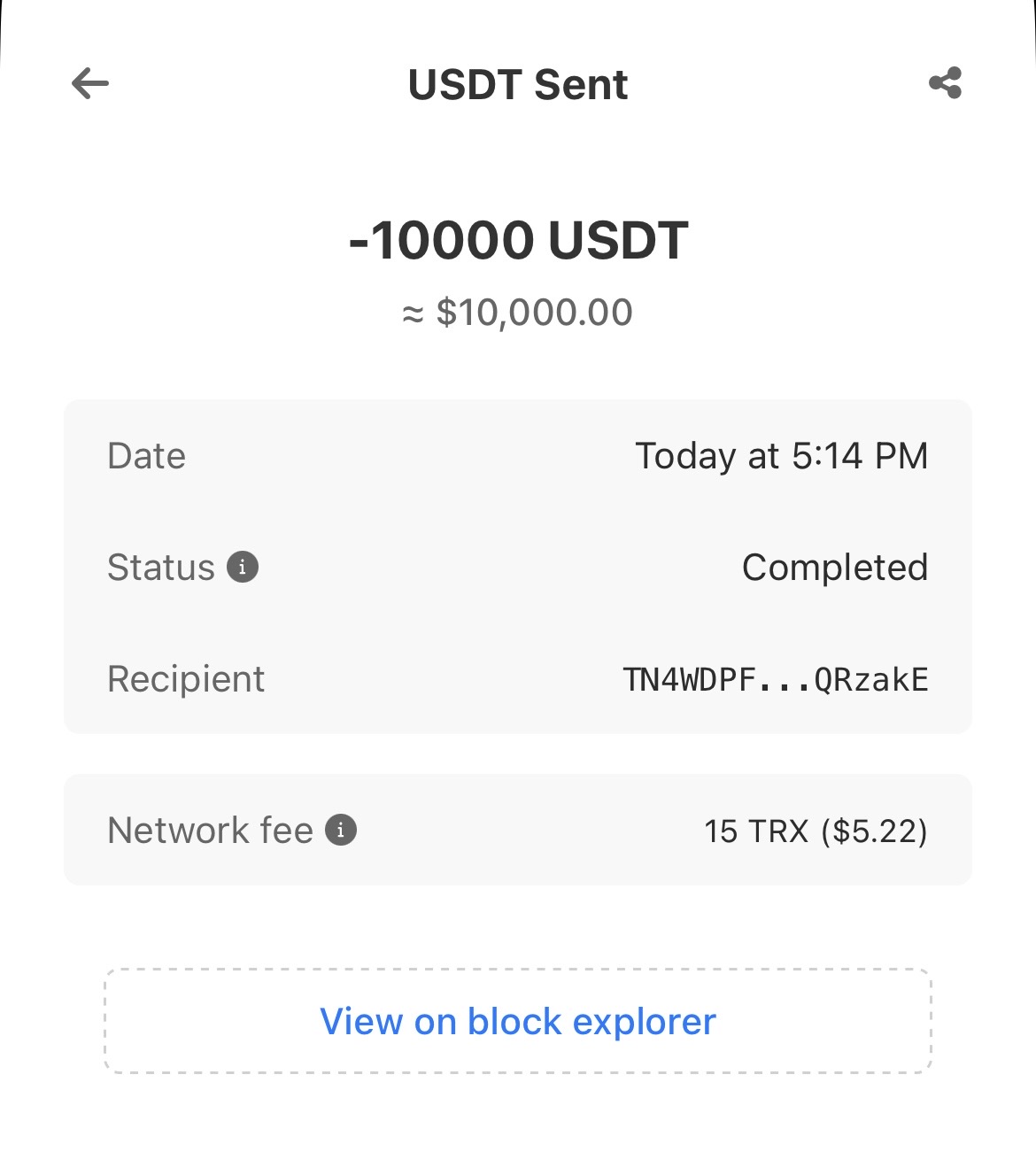 Prueba de Transacción 3